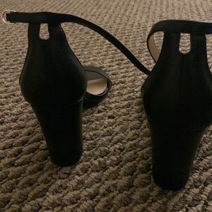 Kelly and Katie strapped high heels